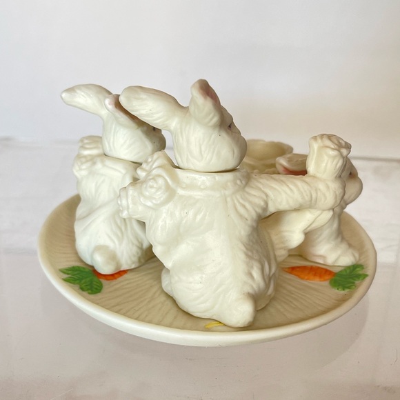 Vtg. 1990’s Bunny Tea Set 10 Pics. - Picture 5 of 9